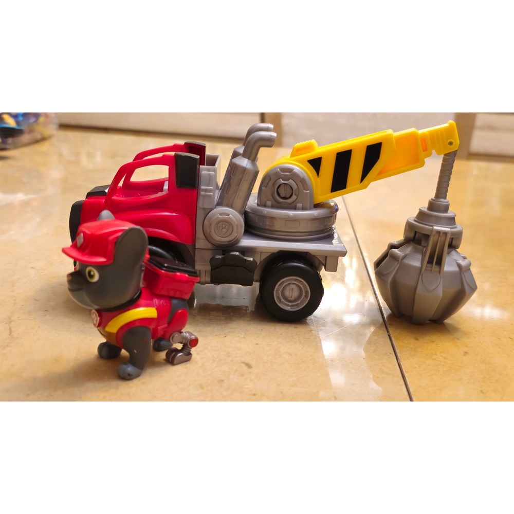 Nickelodeon‎ Paw Patrol Rubble Crew charger crane grabber toy with movable parts